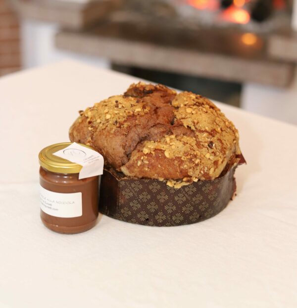 Panettone Gianduia + vasetto di crema da 250g